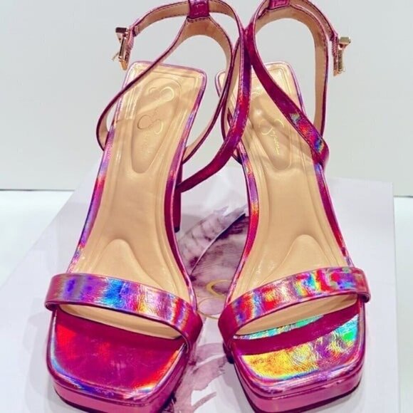 Jessica Simpson Women's Adonia High Heel Sandal Heeled platform pumps shoes - Picture 12 of 12